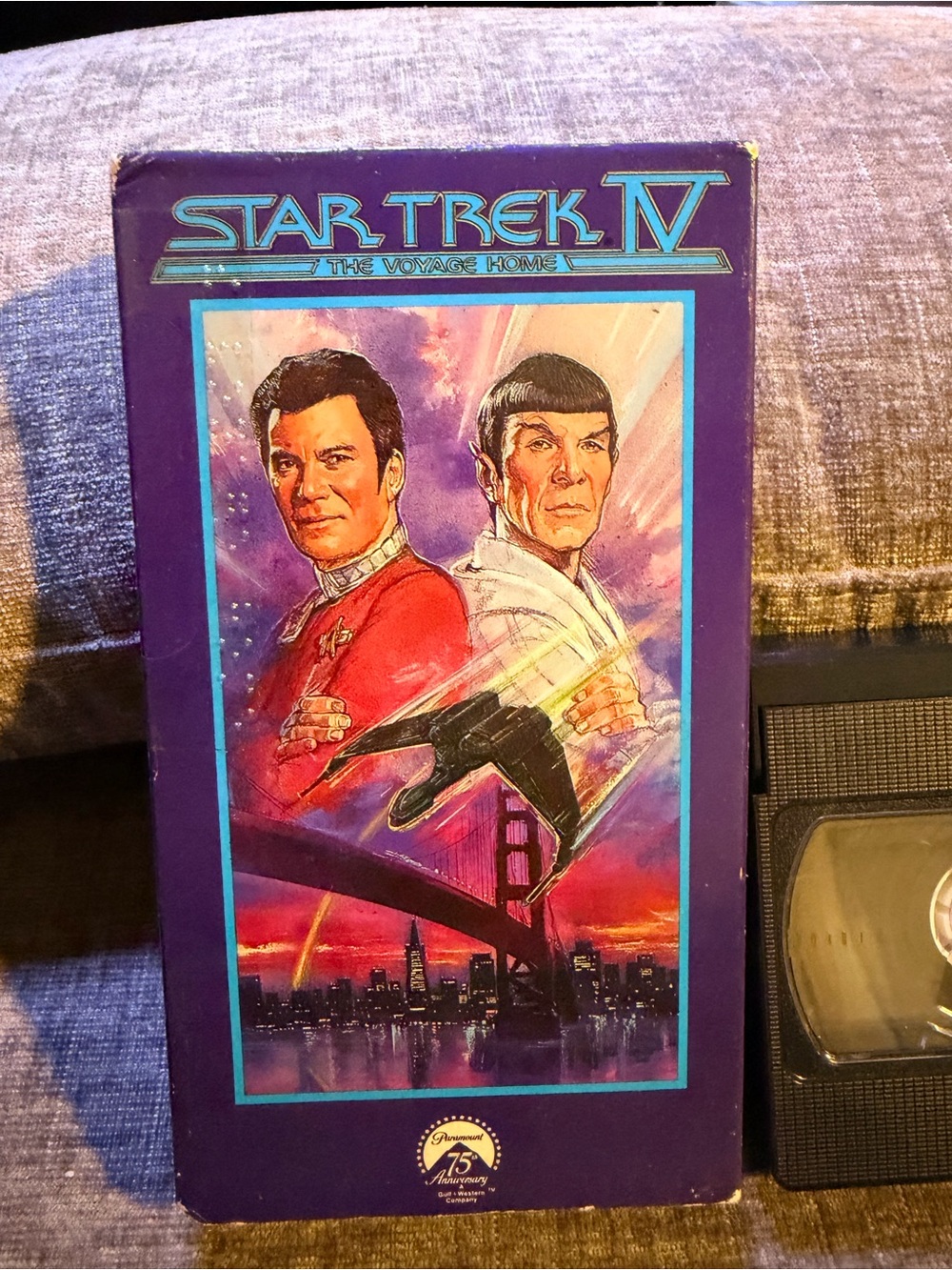 Vintage Star Trek IV The Voyage Home VHS Paramount 75th Anniversary 1987
